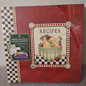 Recipe Organizer With Decorative Pages, Stickers, and More